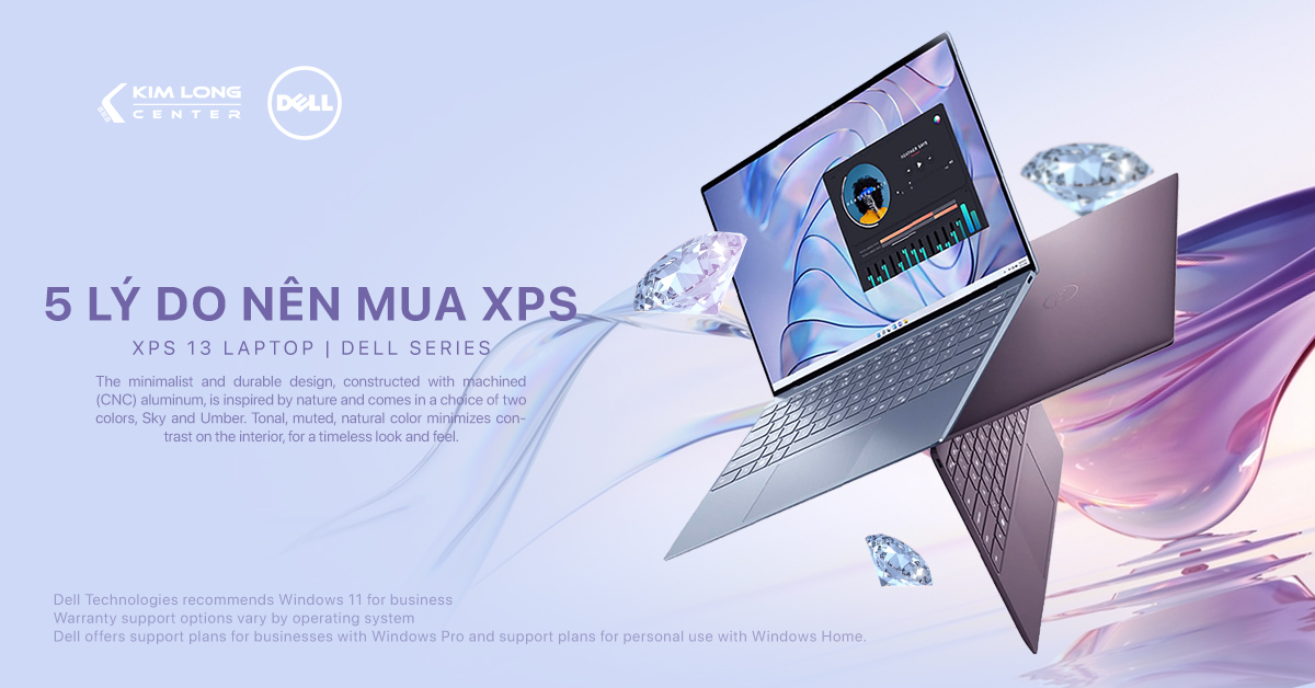 Laptop Dell XPS13 được giới công nghệ đánh giá cao vì 5 ưu điểm sau!