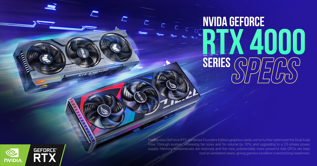 Những thông tin cần biết về card đồ họa Geforce RTX 4000 Series